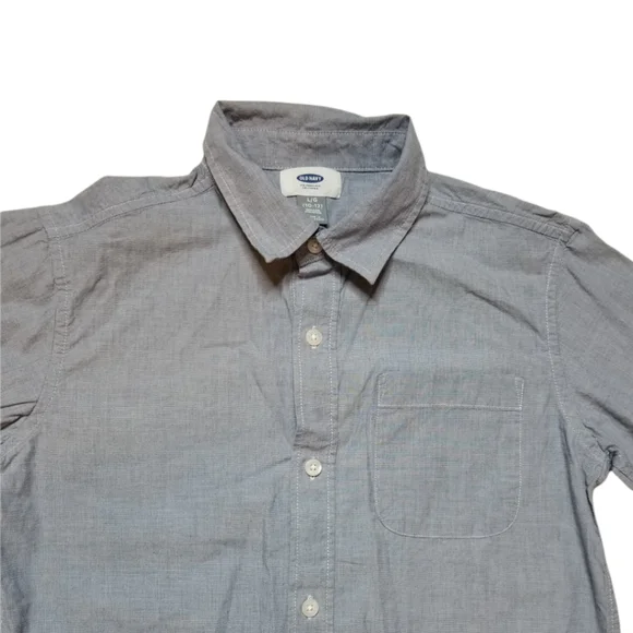 Old Navy Buttoned Up Shirts Bundle Boy's Size L 10-12 - Picture 3 of 16